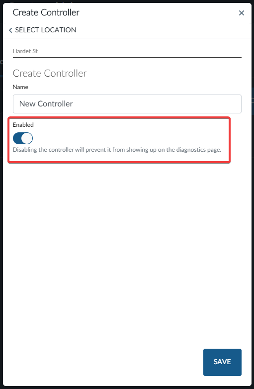 Create Controller Details