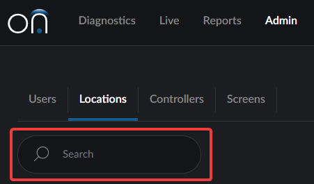 Location Menu
